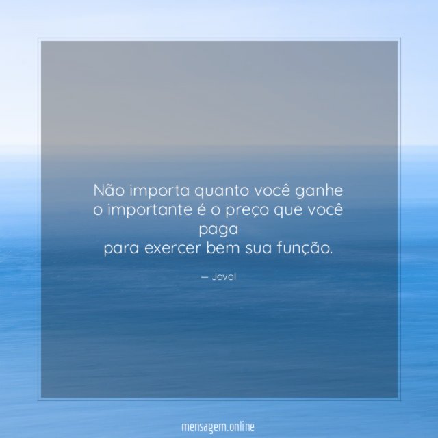 Não importa quanto você ganhe o importante é