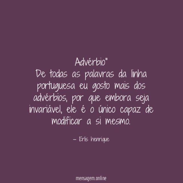 "Advérbio"