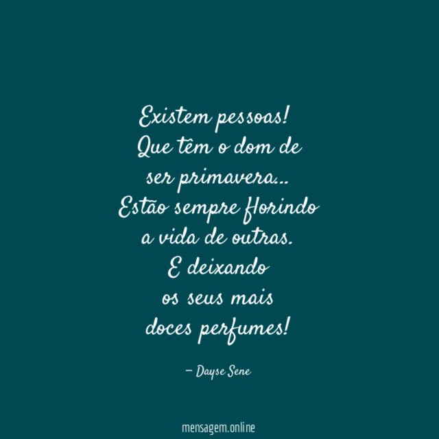 Existem pessoas