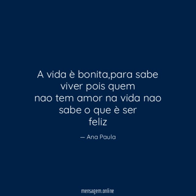 A vida è bonita
