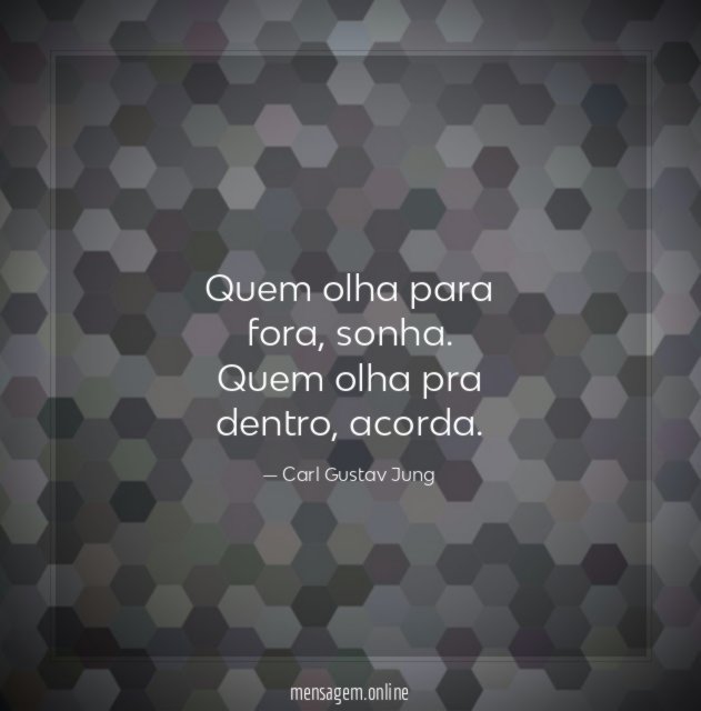 Quem olha para fora