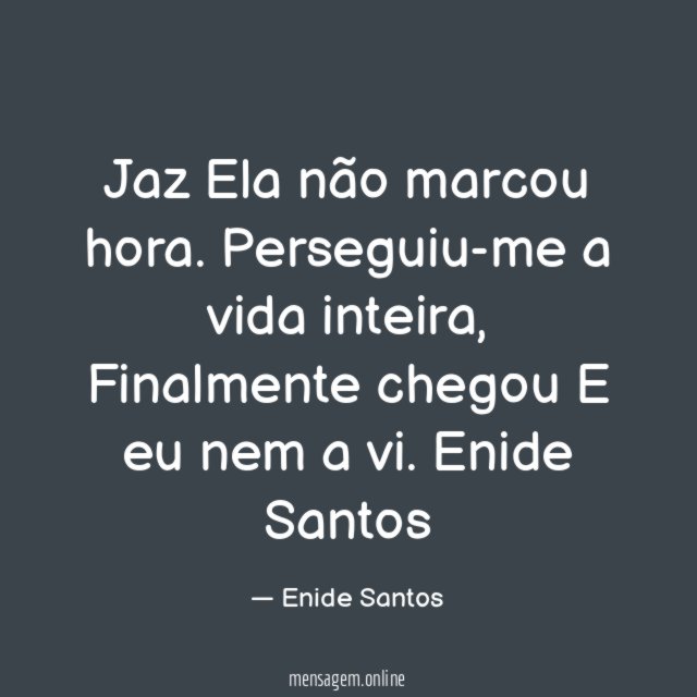 Jaz Ela não marcou hora