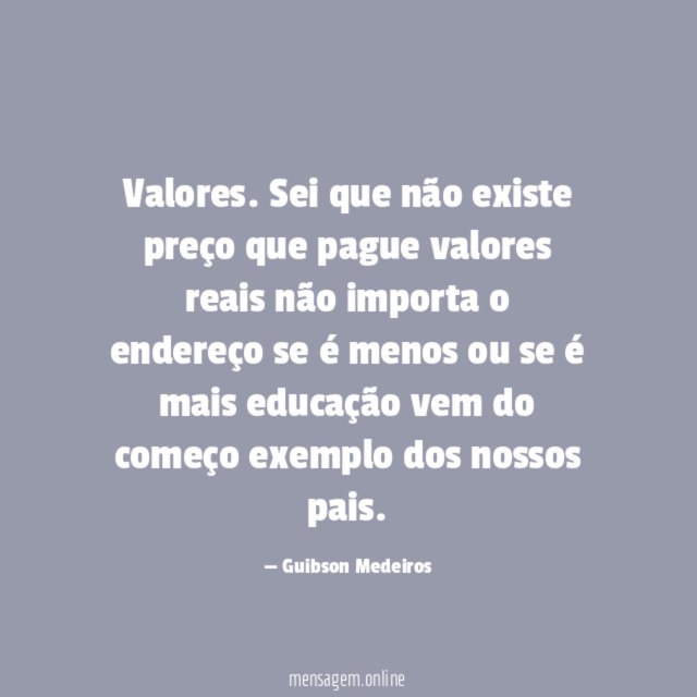 Valores.