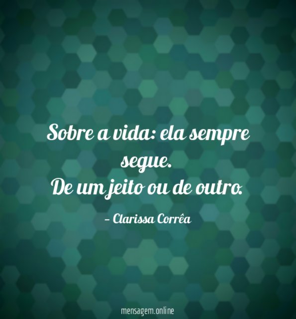 Sobre a vida
