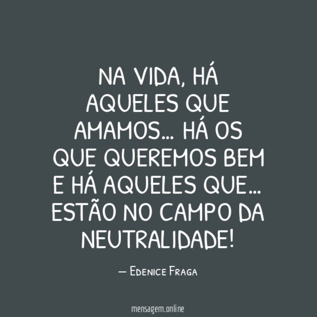 Na vida
