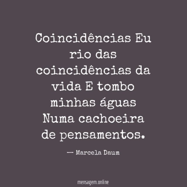 Coincidências