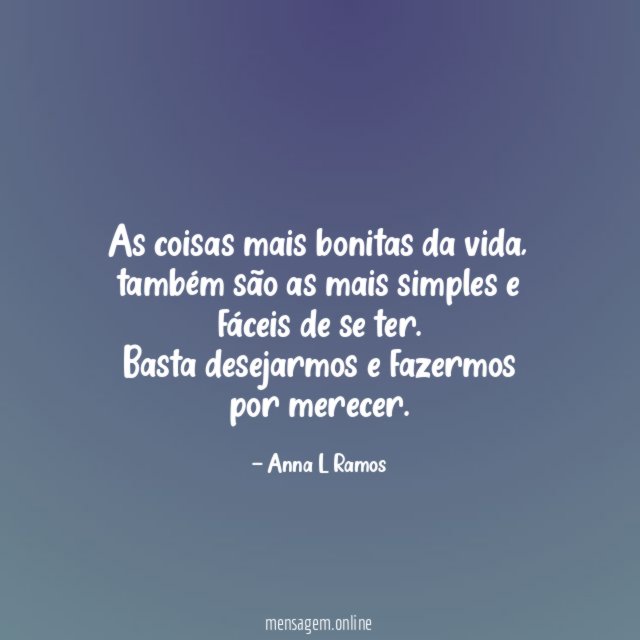 As coisas mais bonitas da vida