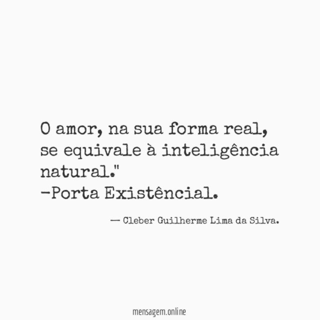 O amor