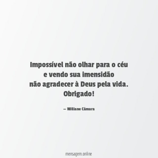 Impossível não olhar para o céu e vendo sua