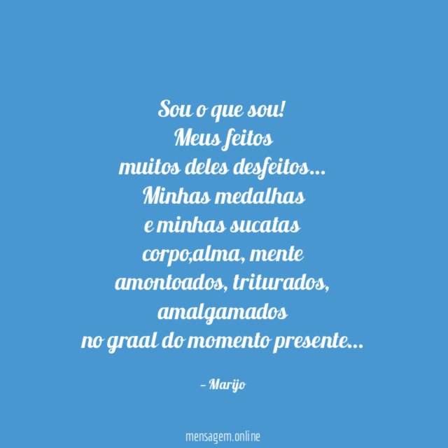 Sou o que sou