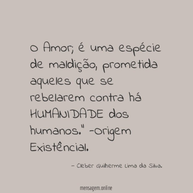 O Amor