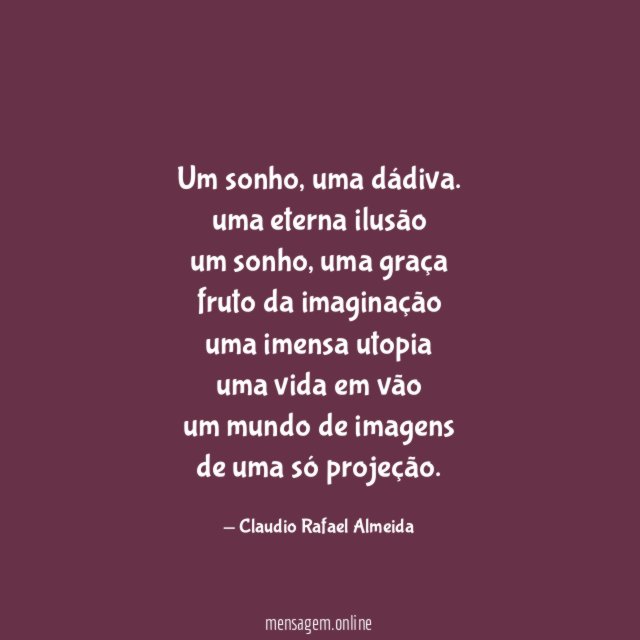 Um sonho