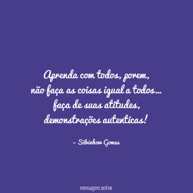 aprenda com todos