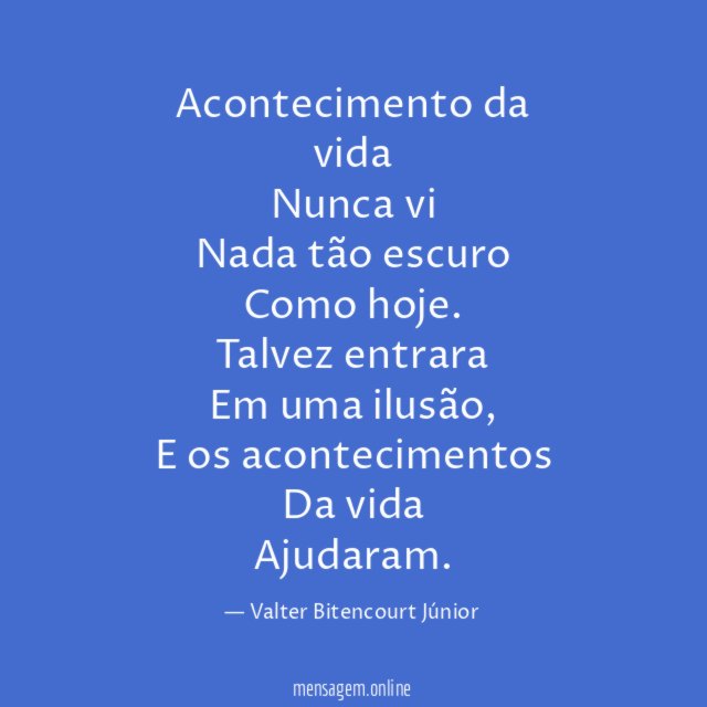 Acontecimento da vida