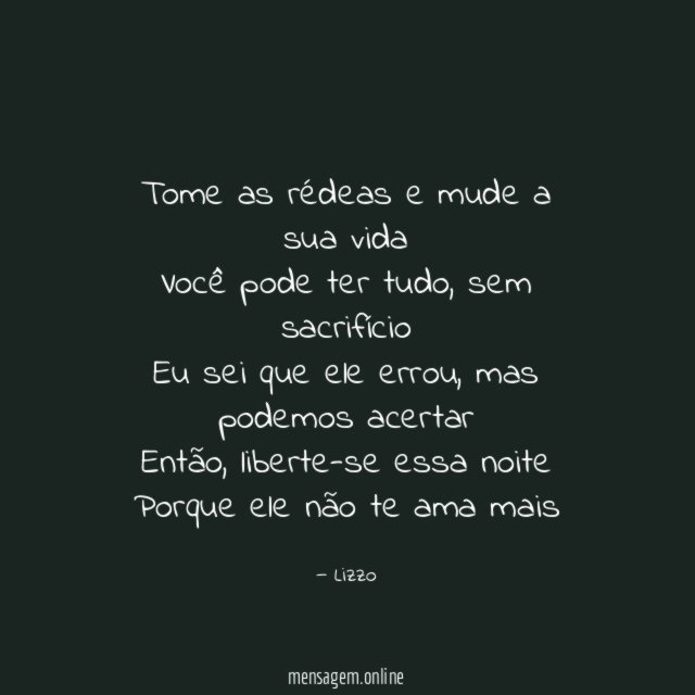 Tome as rédeas e mude a sua vida Você
