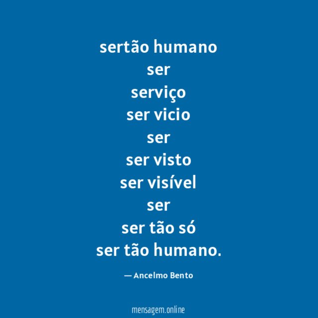 sertão humano