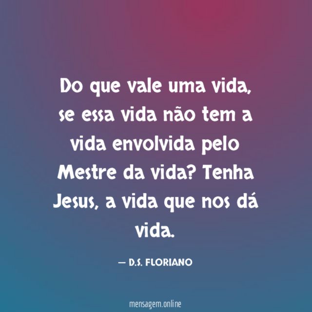 Do que vale uma vida
