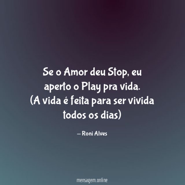 Se o Amor deu Stop