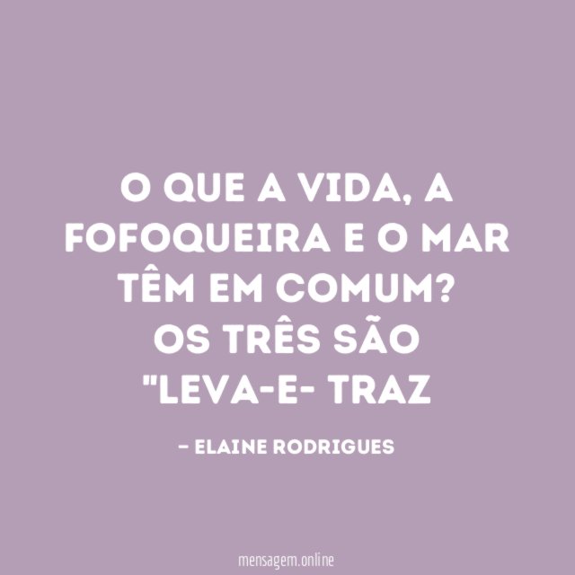 O que a vida