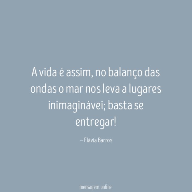 A vida é assim