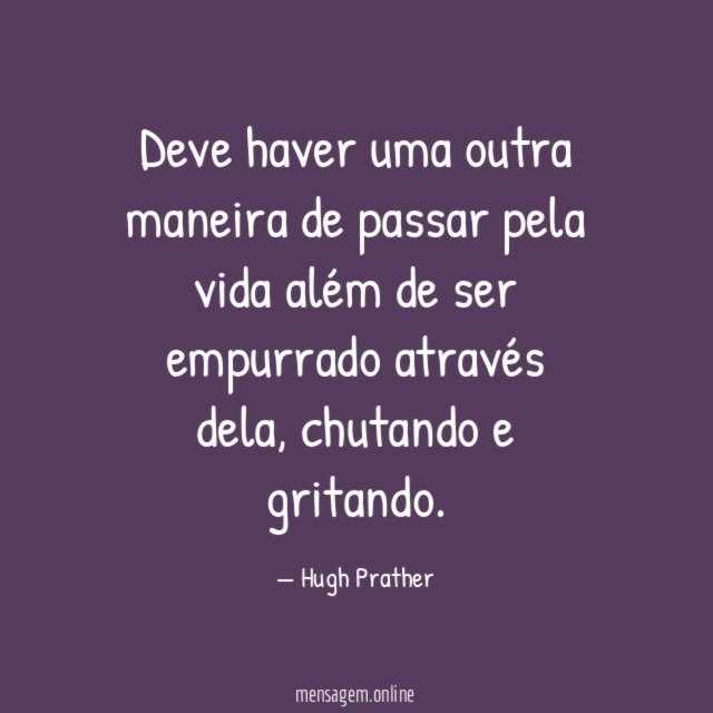 Deve haver uma outra maneira de passar pela