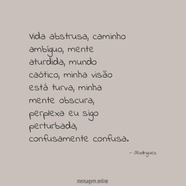 Vida abstrusa