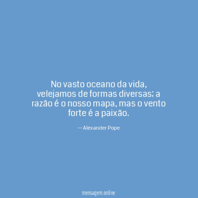 No vasto oceano da vida