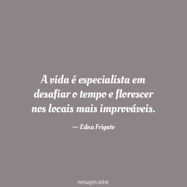 A vida é especialista em desafiar o tempo