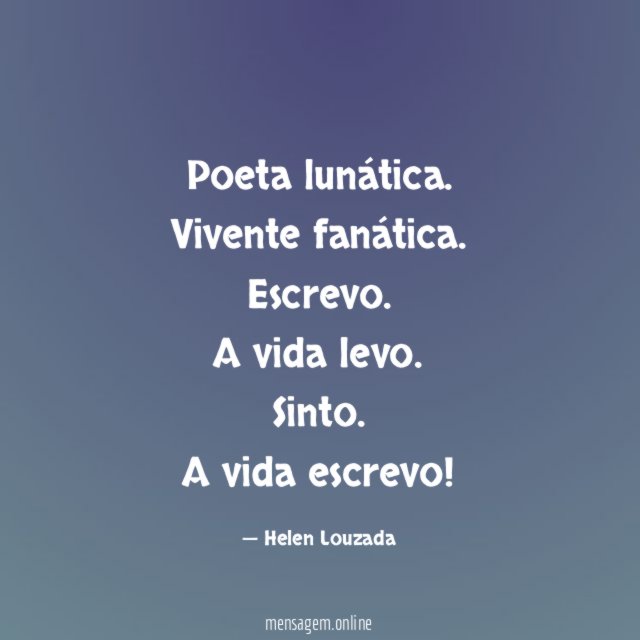 Poeta lunática.