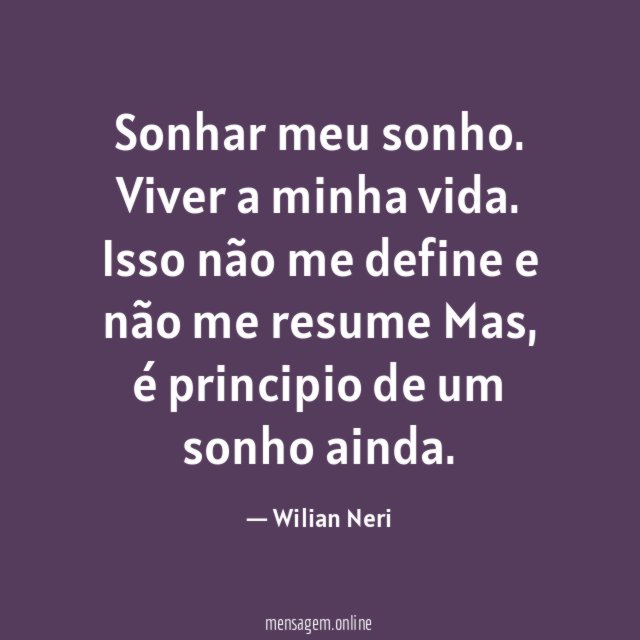 Sonhar meu sonho