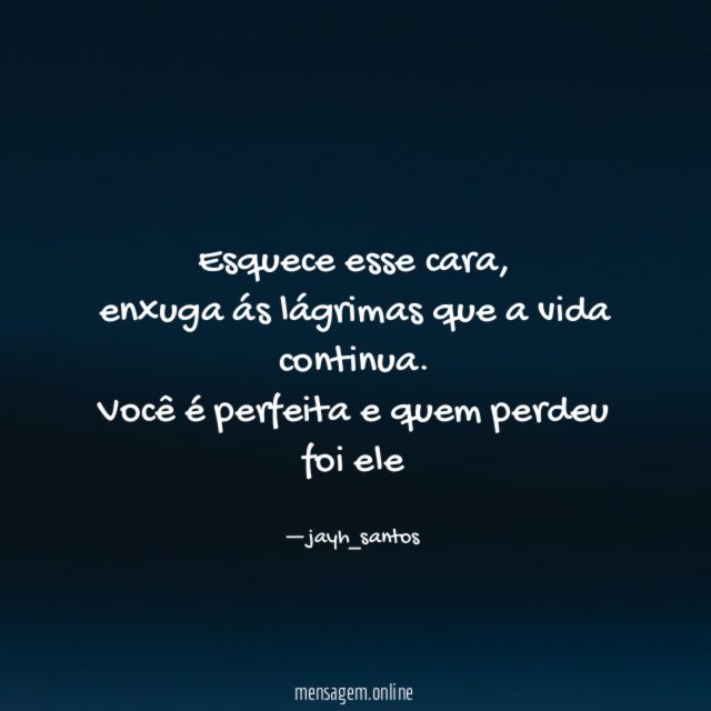 Esquece esse cara