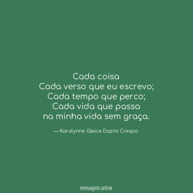 Cada coisa