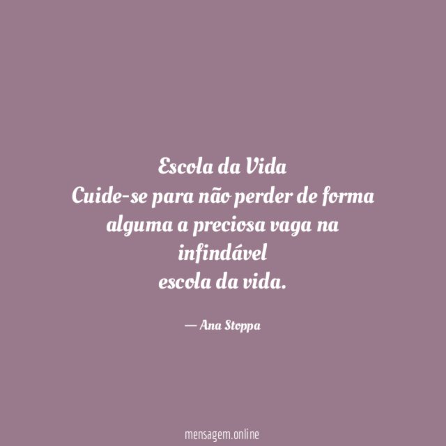 Escola da Vida
