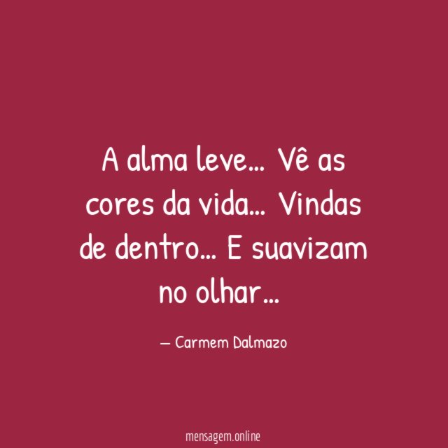 A alma leve