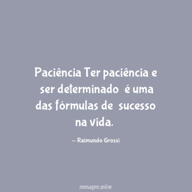 Paciência