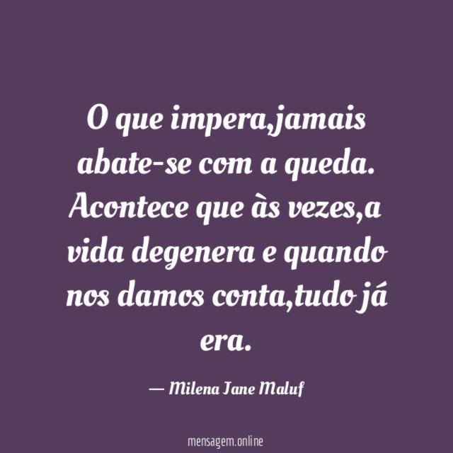 O que impera