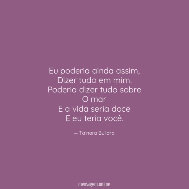 Eu poderia ainda assim
