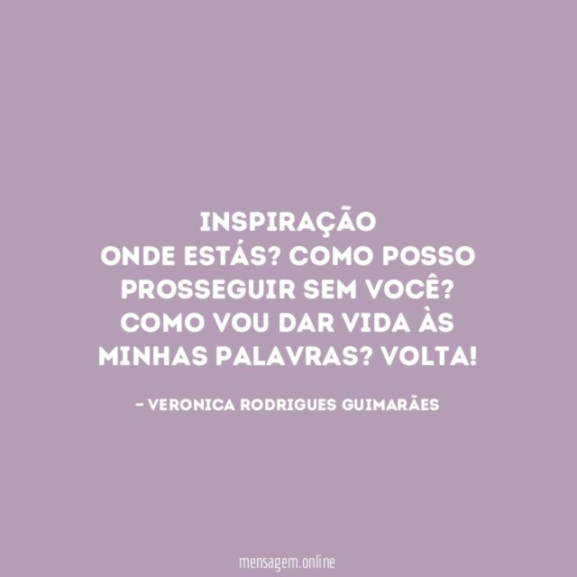 Inspiração