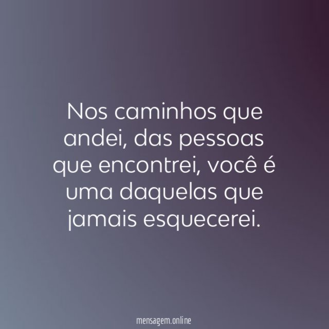Nos caminhos que andei