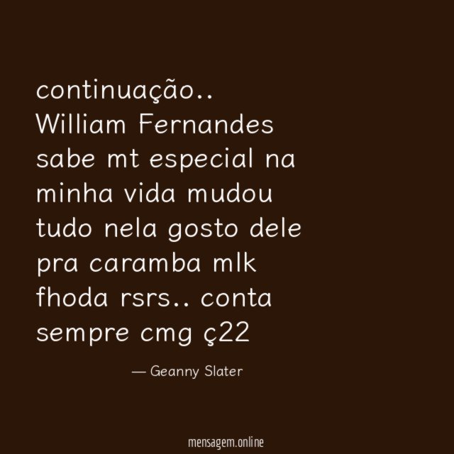 continuação ..