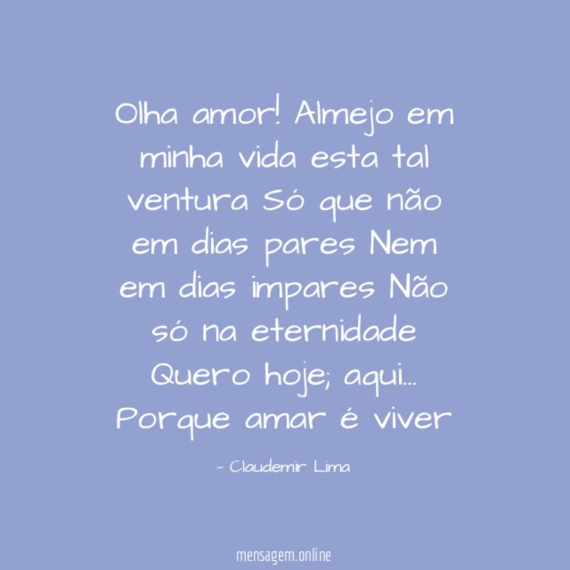 Olha amor