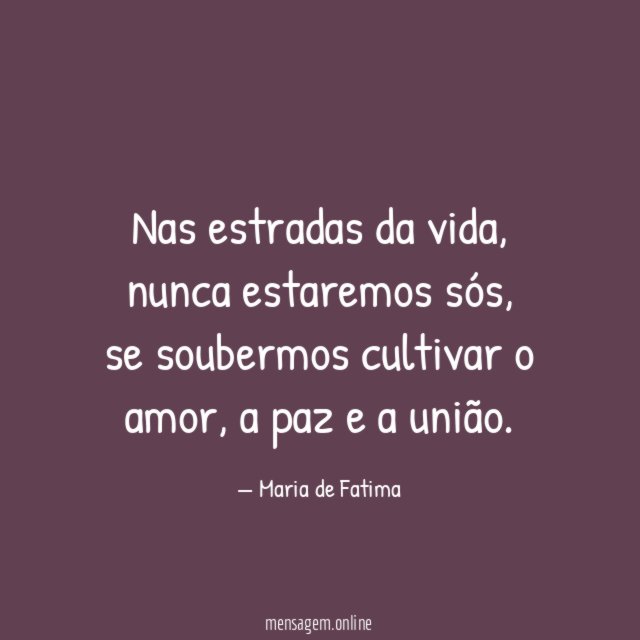 Nas estradas da vida