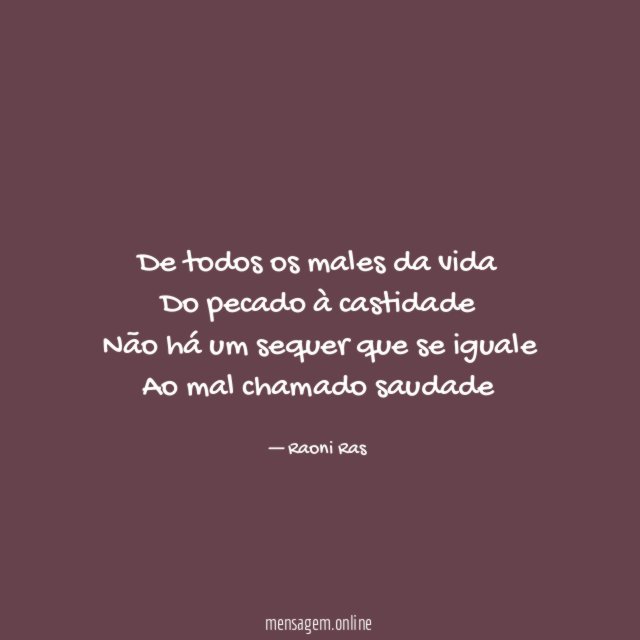 De todos os males da vida Do pecado à