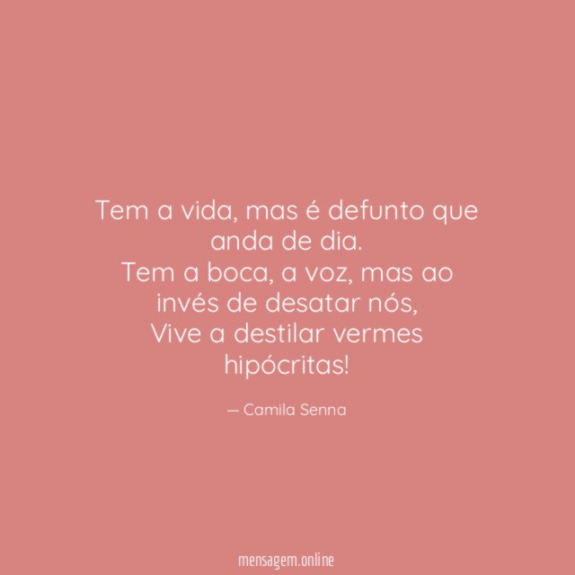 Tem a vida