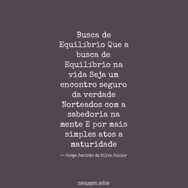 Busca de Equilíbrio