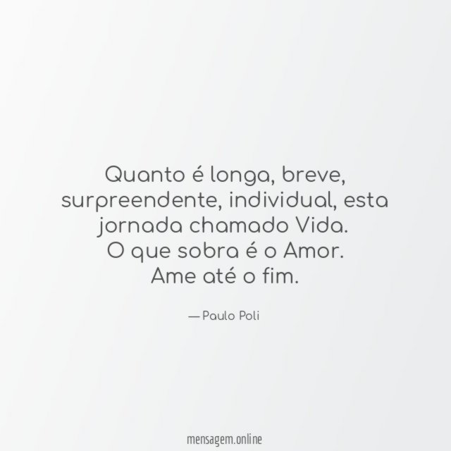 Quanto é longa