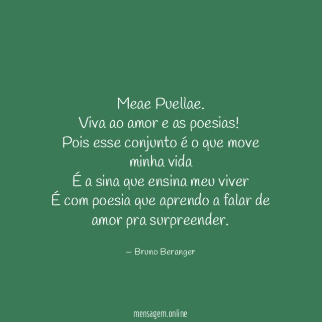 Meae Puellae.