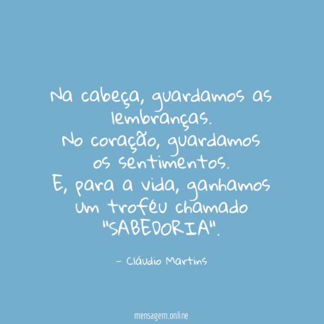 Na cabeça