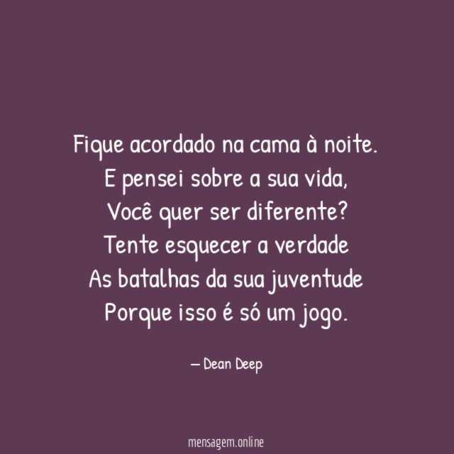 Fique acordado na cama à noite