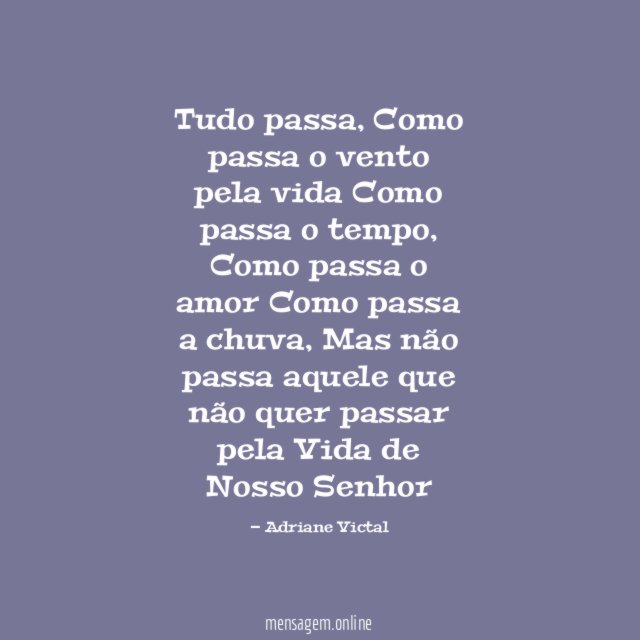 Tudo passa